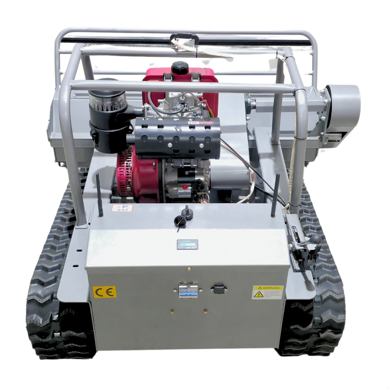 Rasenmäher des Typs AMD AMD-R120 Ferngesteuerter Diesel-Raupenmulcher, Schlegelmulcher - 1200 mm Schnittbreite, Neumaschine in Arbing (Bild 16)